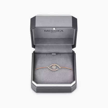 [Okajuri Jewelry]Lucky Eye Pave-Set Diamond Bracelet