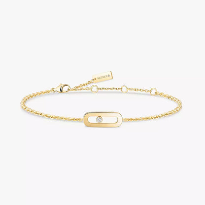 [Okajuri Jewelry]Move Uno Diamond Bracelet