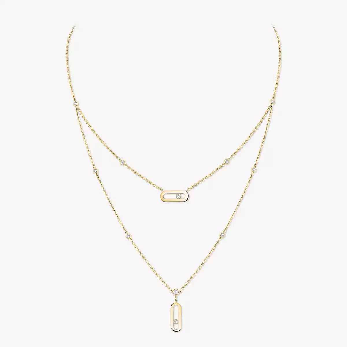 [Okajuri Jewelry] Move Uno Diamond Necklace
