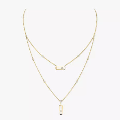 [Okajuri Jewelry] Move Uno Diamond Necklace