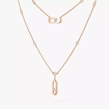 [Okajuri Jewelry] Move Uno Diamond Necklace