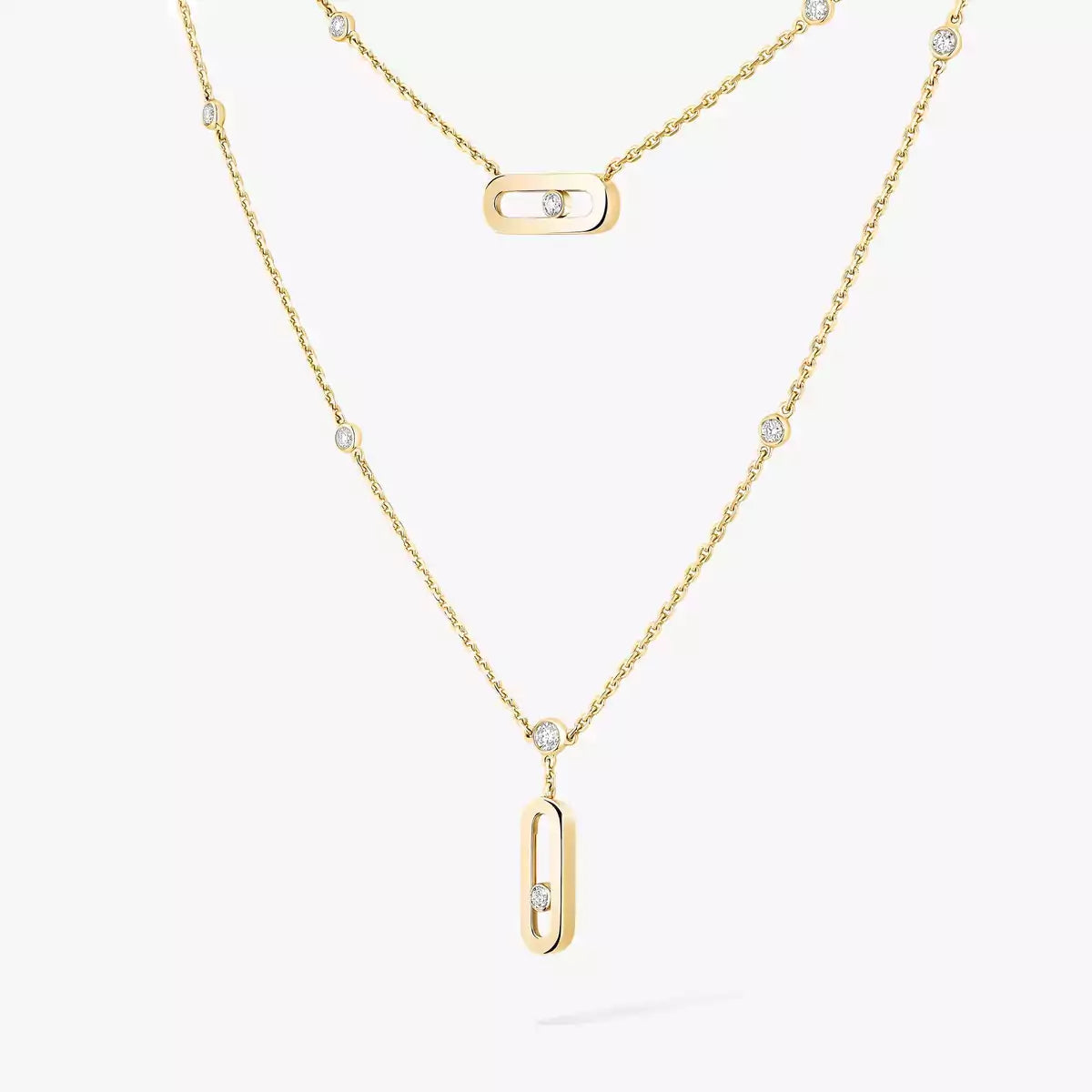 [Okajuri Jewelry] Move Uno Diamond Necklace