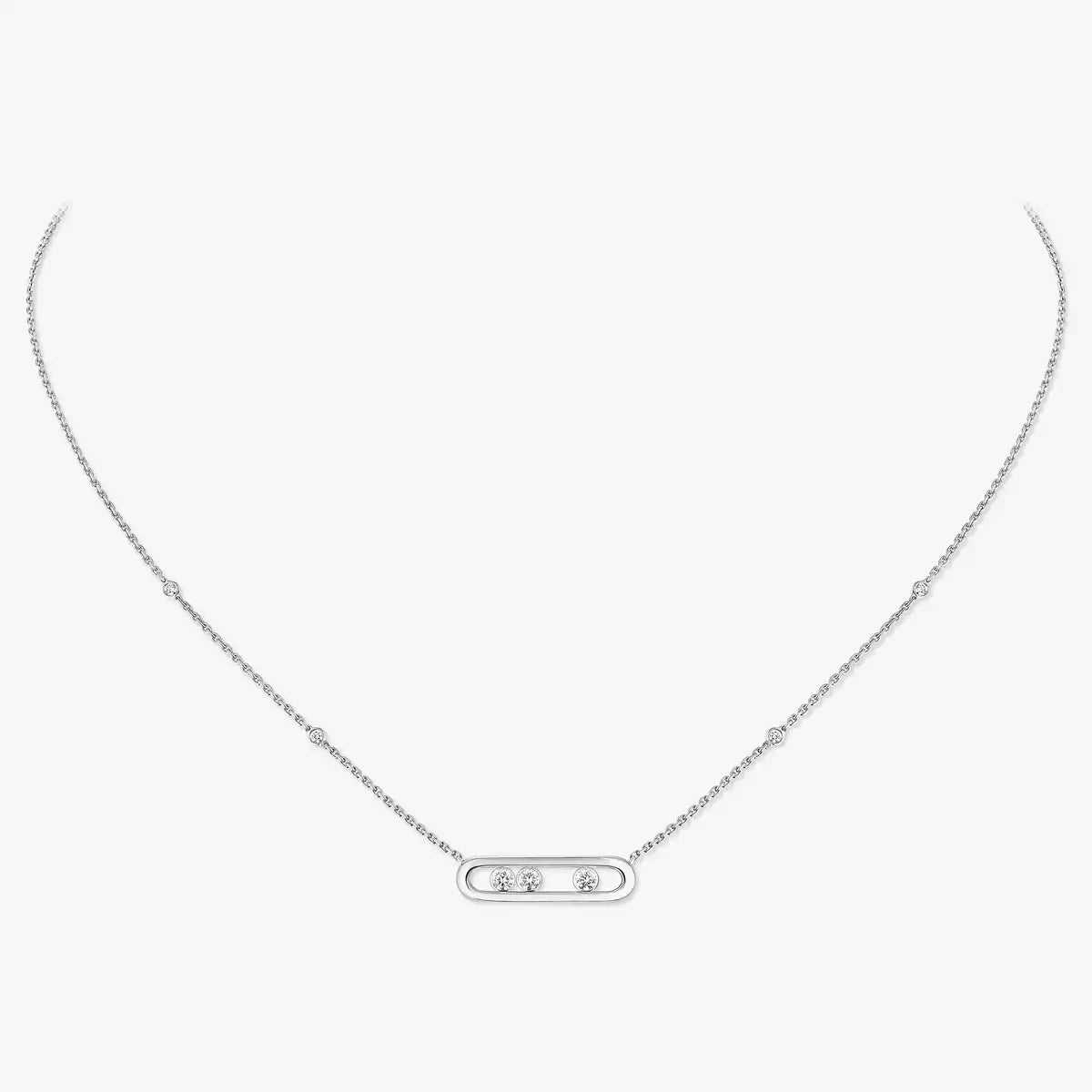 [Okajuri Jewelry] Baby Move Gold Diamond Necklace