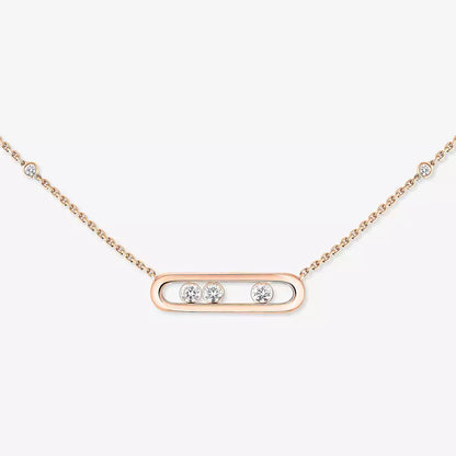 [Okajuri Jewelry] Baby Move Gold Diamond Necklace