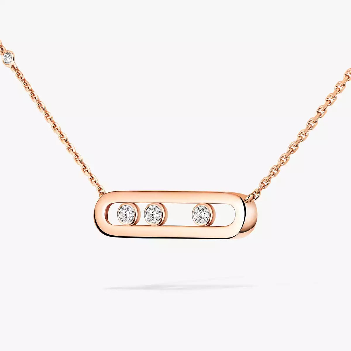 [Okajuri Jewelry] Baby Move Gold Diamond Necklace