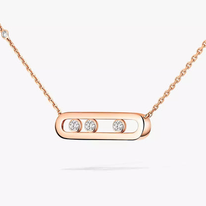 [Okajuri Jewelry] Baby Move Gold Diamond Necklace