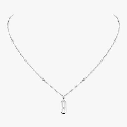 [Okajuri Jewelry] Move Uno Gold Diamond Long Necklace