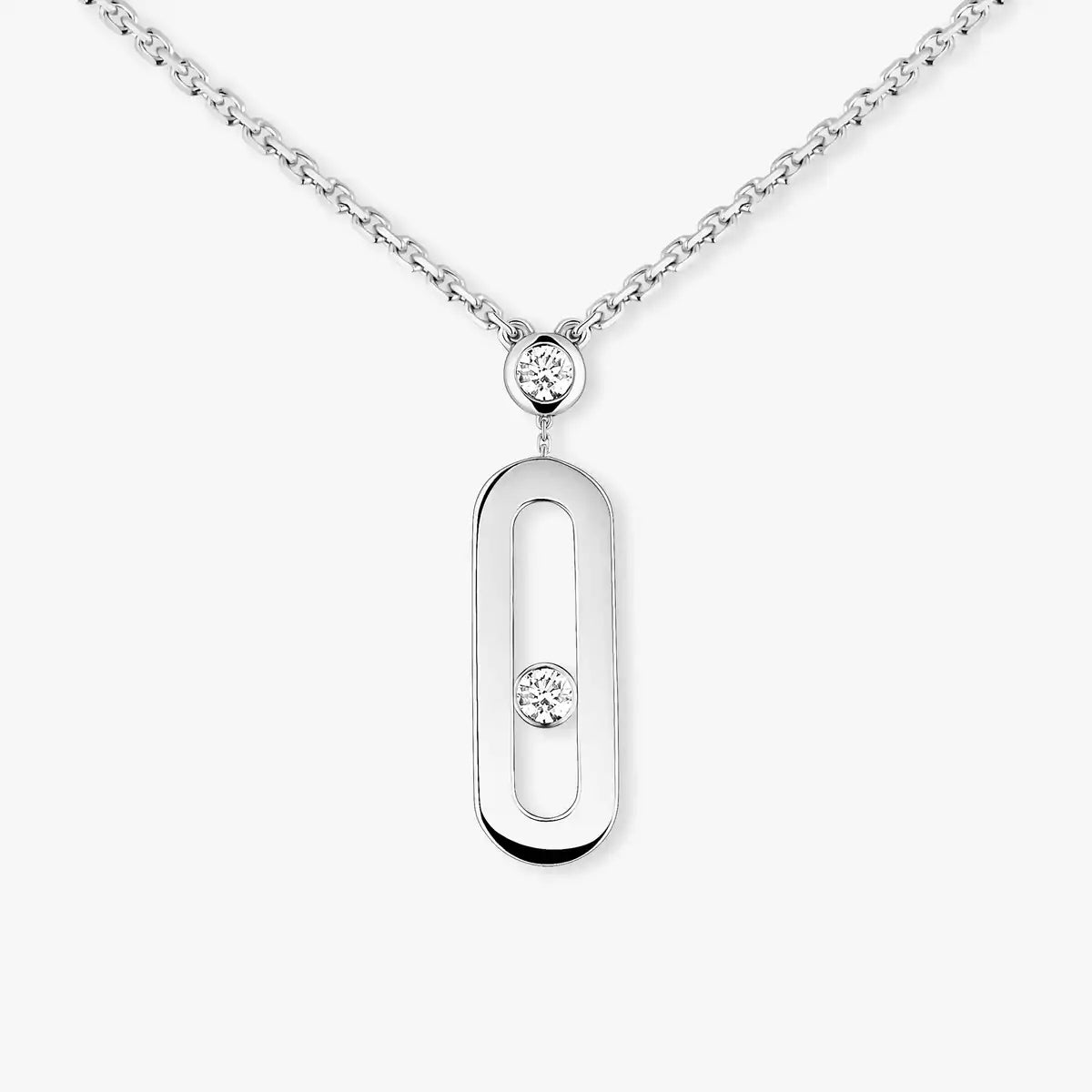 [Okajuri Jewelry] Move Uno Gold Diamond Long Necklace