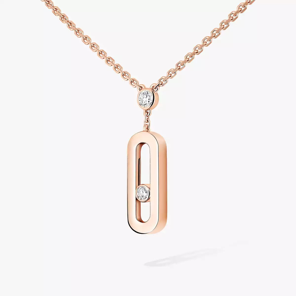 [Okajuri Jewelry] Move Uno Gold Diamond Long Necklace