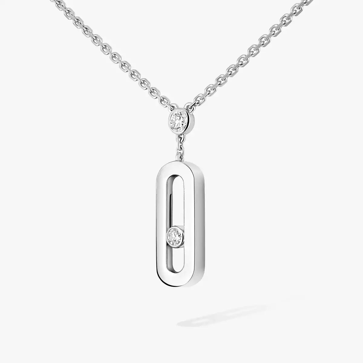 [Okajuri Jewelry] Move Uno Gold Diamond Long Necklace