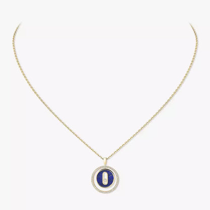 [Okajuri Jewelry]Lucky Move Diamond Necklace in Rose Gold and White Mother-of-Pearl