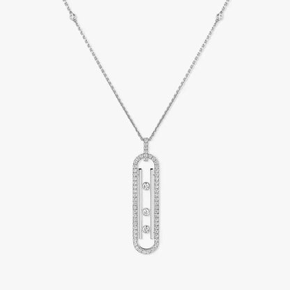 [Okajuri Jewelry] Diamond Necklace Move 10Th