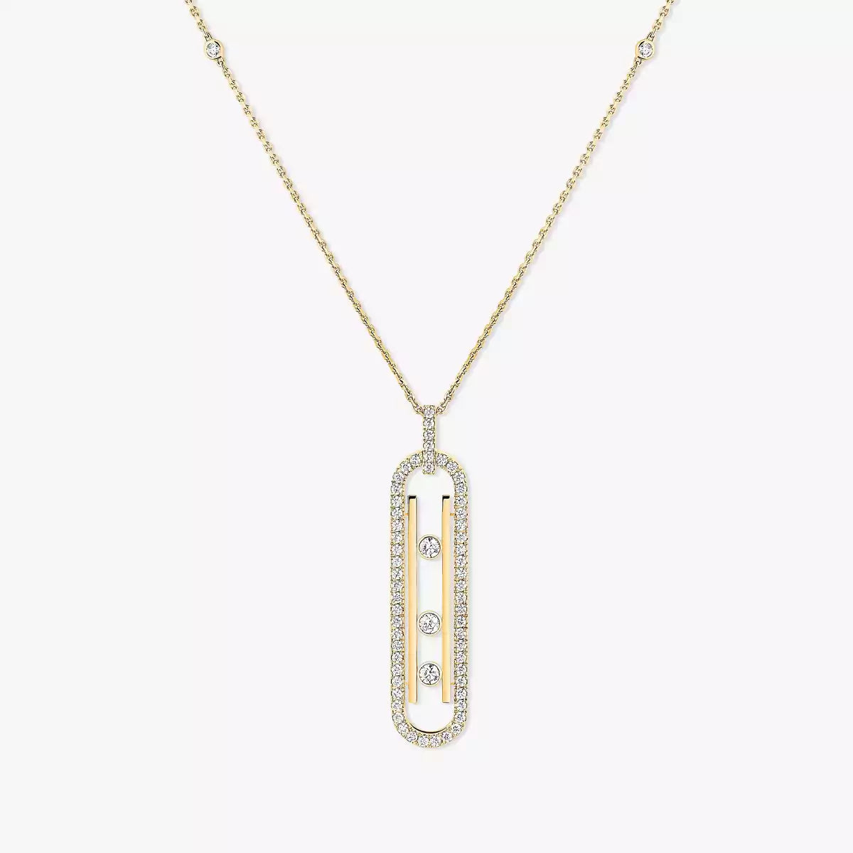 [Okajuri Jewelry] Diamond Necklace Move 10Th