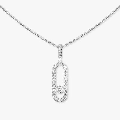 [Okajuri Jewelry]Move Uno Diamond Necklace in Rose Gold
