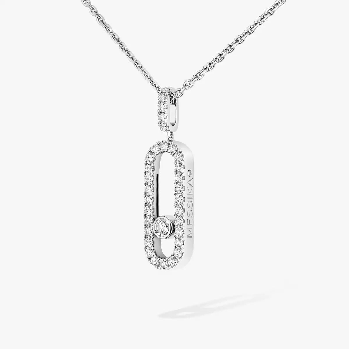 [Okajuri Jewelry]Move Uno Diamond Necklace in Rose Gold