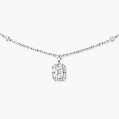 [Okajuri Jewelry]My Twin Diamond Necklace in Silver