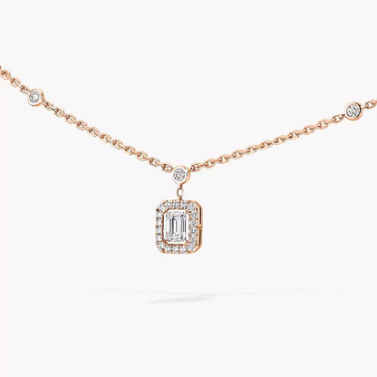[Okajuri Jewelry]My Twin Diamond Necklace in Silver