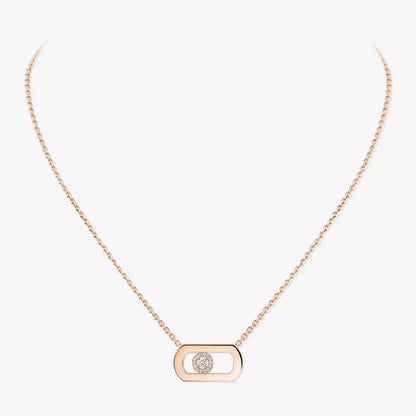 [Okajuri Jewelry]So Move Diamond Necklace in Gold