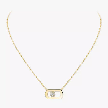 [Okajuri Jewelry]So Move Diamond Necklace in Gold