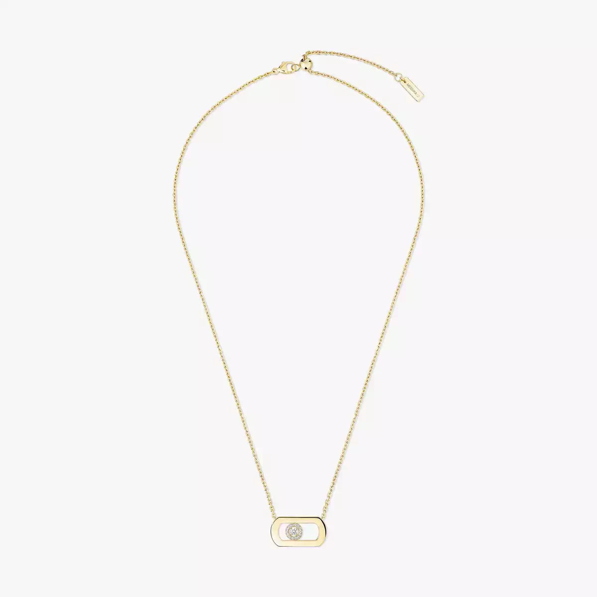 [Okajuri Jewelry]So Move Diamond Necklace in Gold