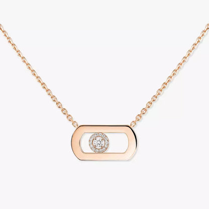 [Okajuri Jewelry]So Move Diamond Necklace in Gold