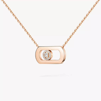 [Okajuri Jewelry]So Move Diamond Necklace in Gold