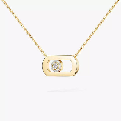 [Okajuri Jewelry]So Move Diamond Necklace in Gold