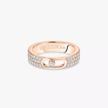 [Okajuri Jewelry]Move Joaillerie Pave_ Diamond Wedding Ring