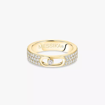 [Okajuri Jewelry]Move Joaillerie Pave_ Diamond Wedding Ring