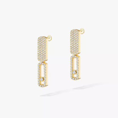 [Okajuri Jewelry]Imperial Move SM Diamond Earrings