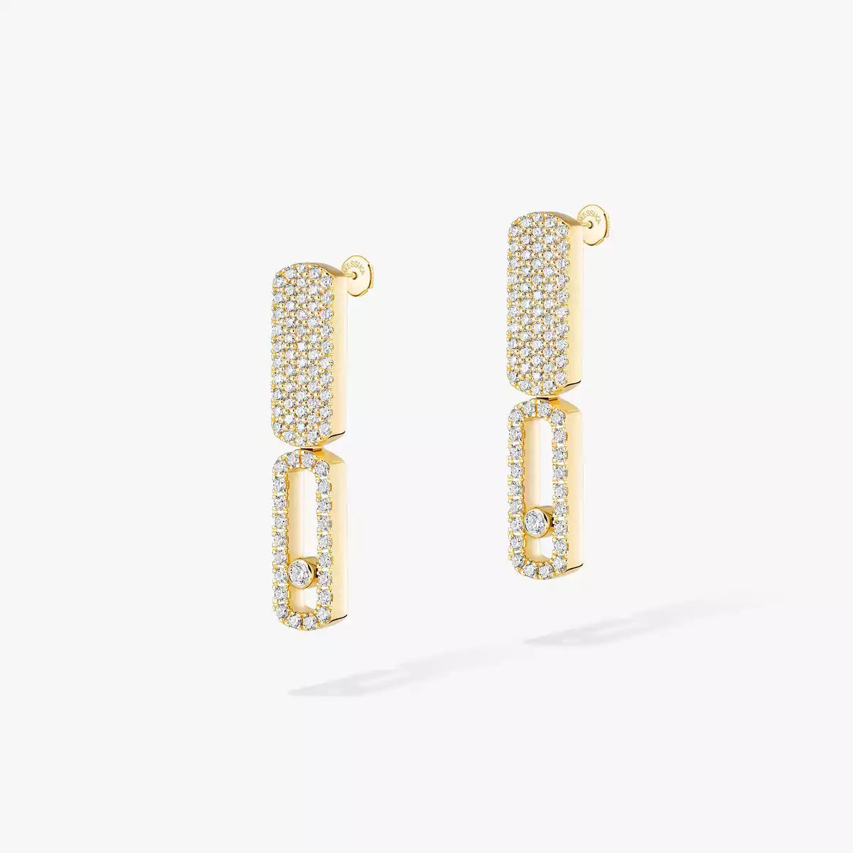 [Okajuri Jewelry]Imperial Move SM Diamond Earrings