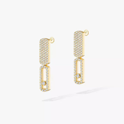 [Okajuri Jewelry]Imperial Move SM Diamond Earrings