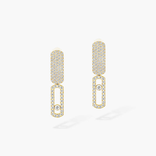 [Okajuri Jewelry]Imperial Move SM Diamond Earrings