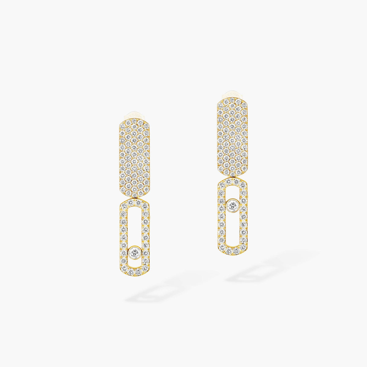 [Okajuri Jewelry]Imperial Move SM Diamond Earrings