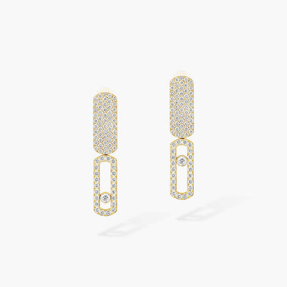 [Okajuri Jewelry]Imperial Move SM Diamond Earrings