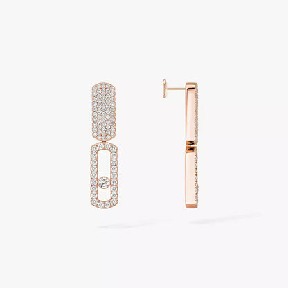 [Okajuri Jewelry]Imperial Move SM Diamond Earrings