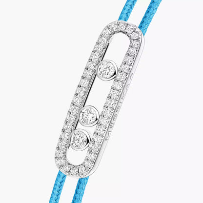 [Okajuri Jewelry]Messika Care(s) pink cord pavé bracelet