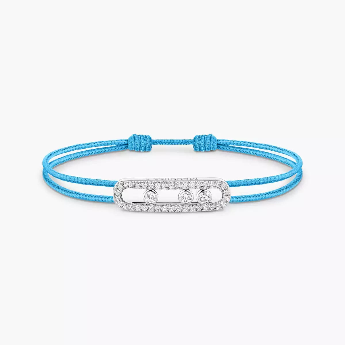 [Okajuri Jewelry]Messika Care(s) pink cord pavé bracelet