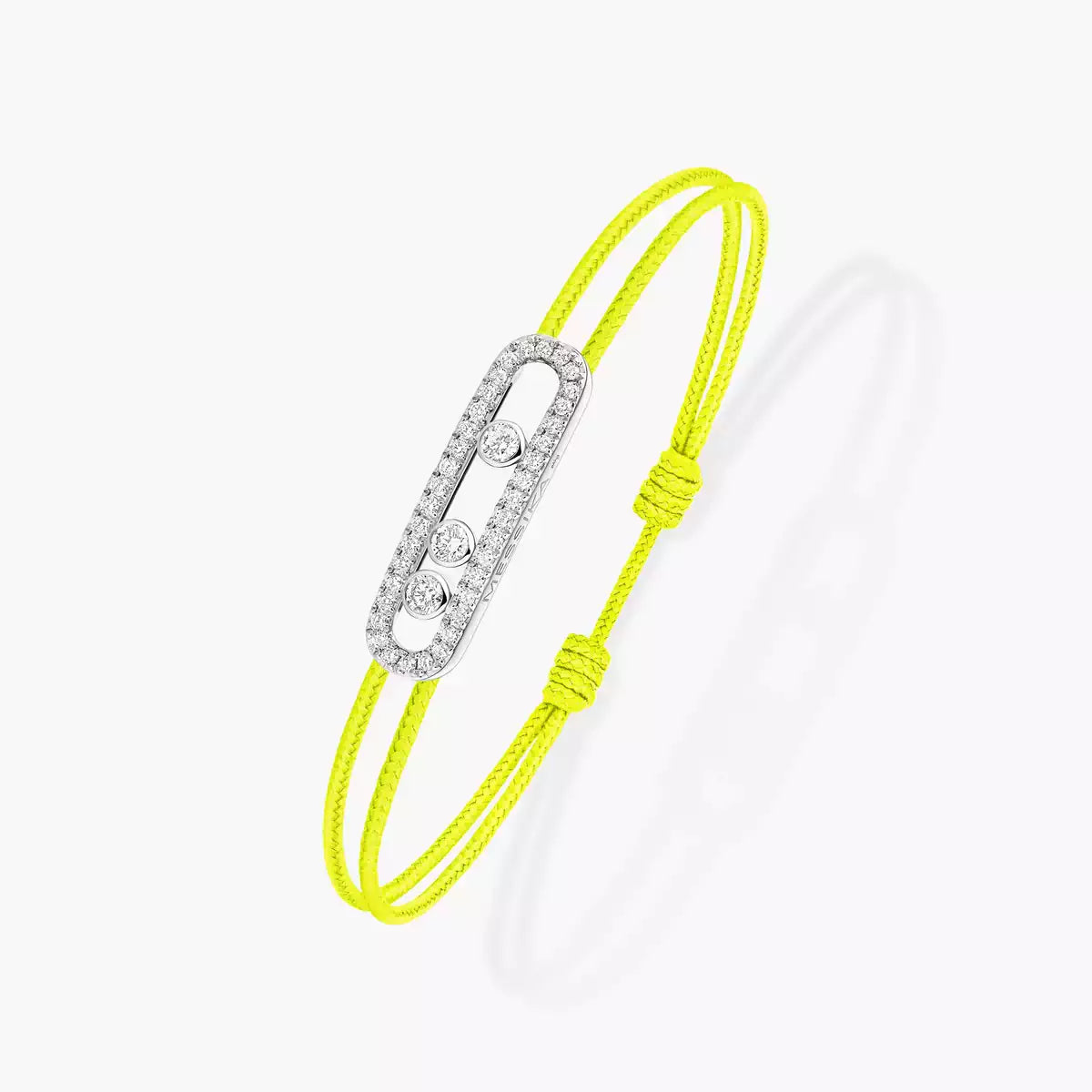 [Okajuri Jewelry]Messika Care(s) pink cord pavé bracelet