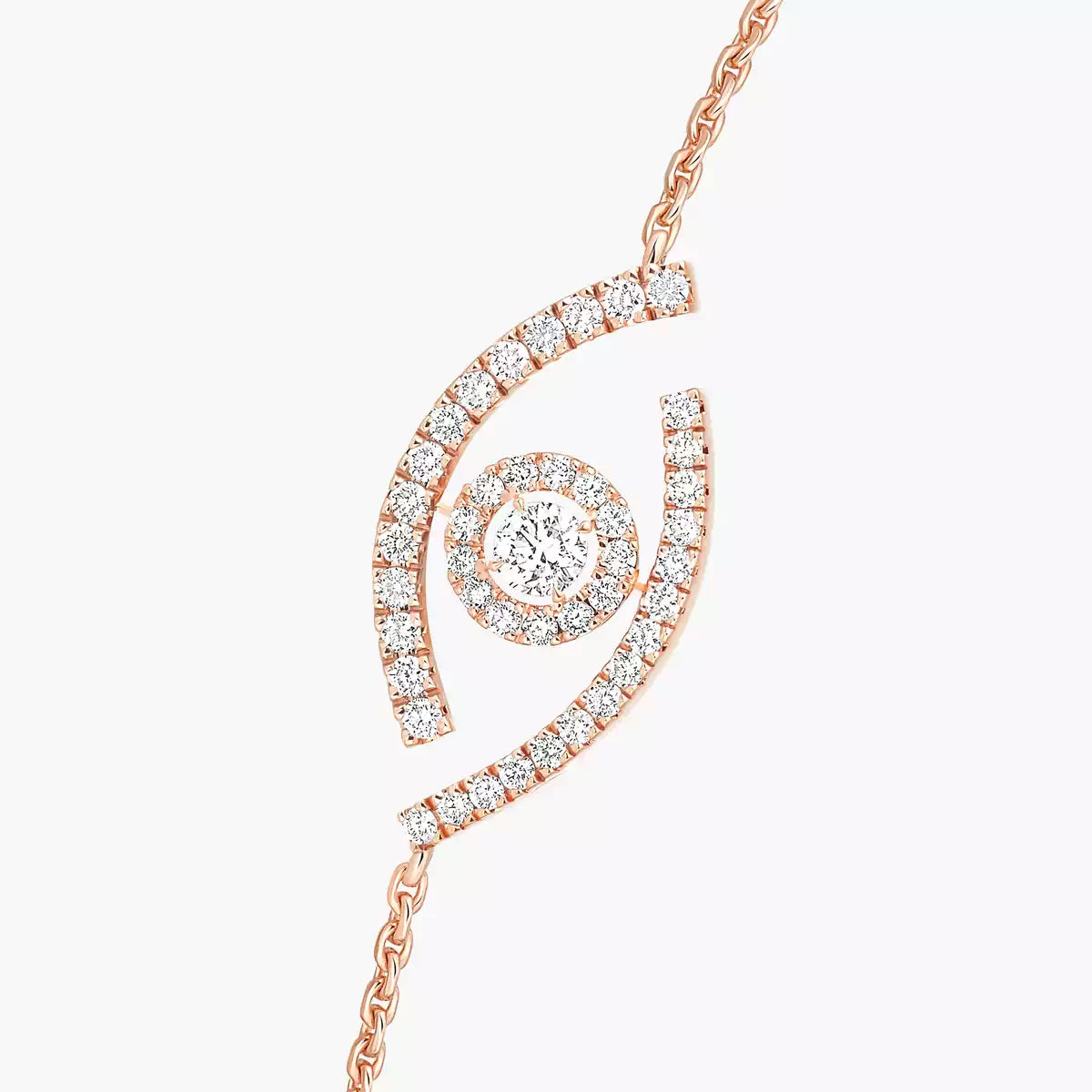 [Okajuri Jewelry]Lucky Eye Pave-Set Diamond Bracelet