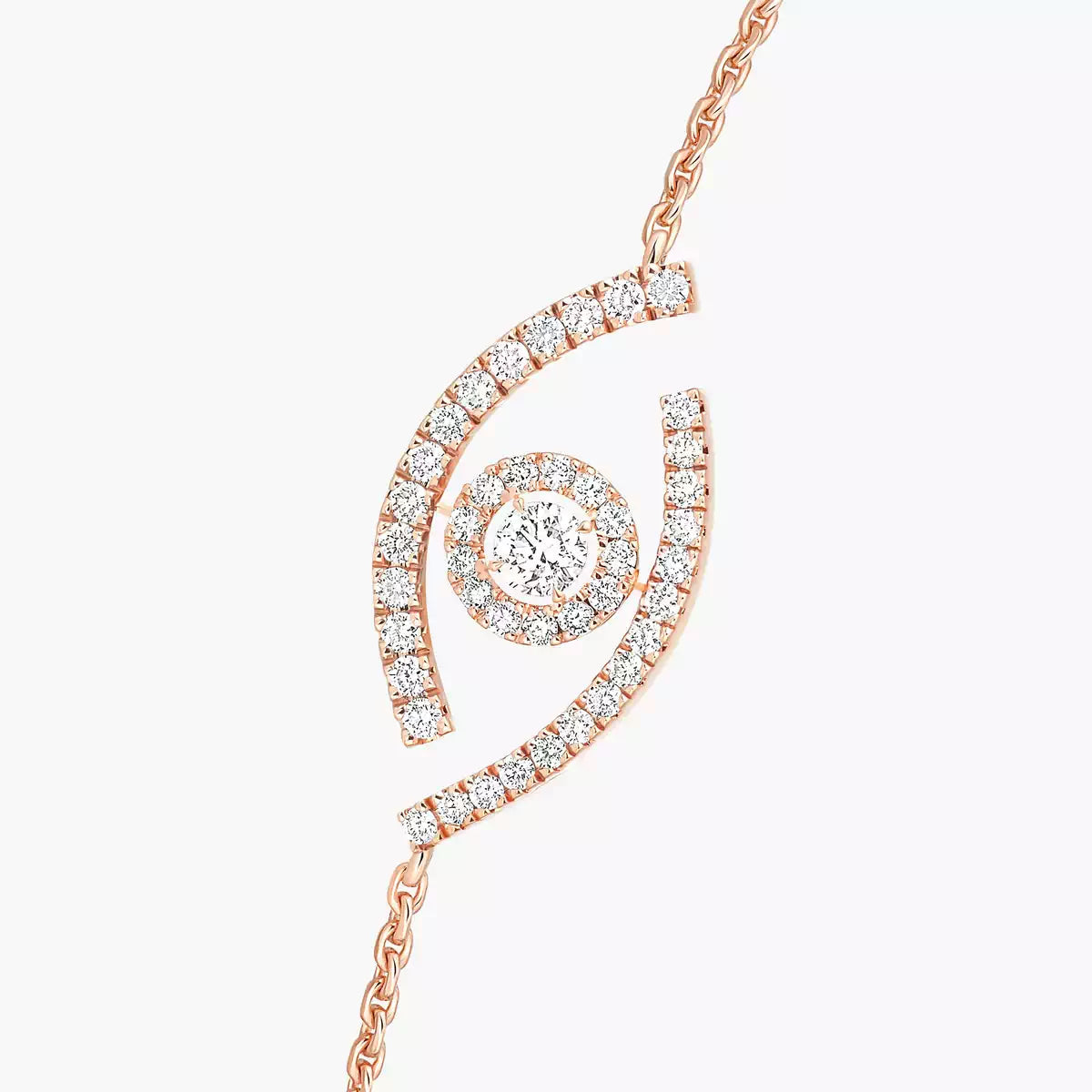 [Okajuri Jewelry]Lucky Eye Pave-Set Diamond Bracelet