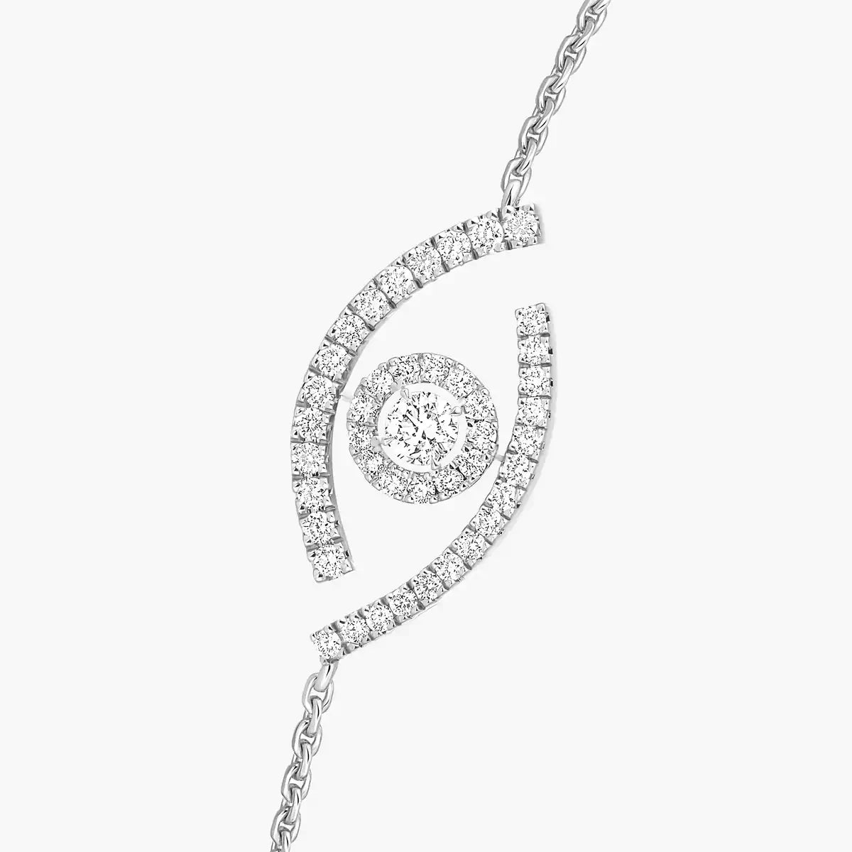 [Okajuri Jewelry]Lucky Eye Pave-Set Diamond Bracelet