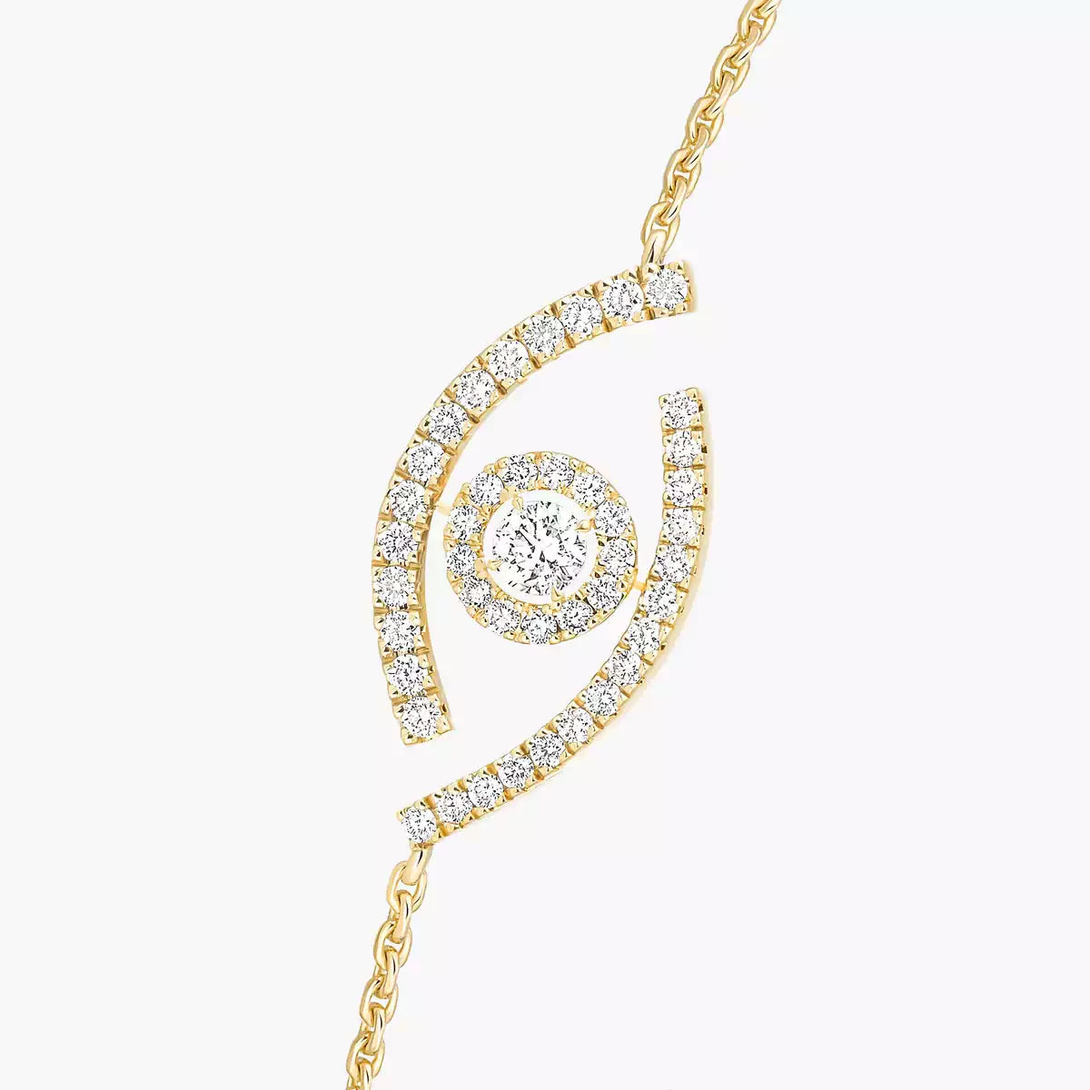 [Okajuri Jewelry]Lucky Eye Pave-Set Diamond Bracelet