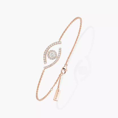 [Okajuri Jewelry]Lucky Eye Pave-Set Diamond Bracelet