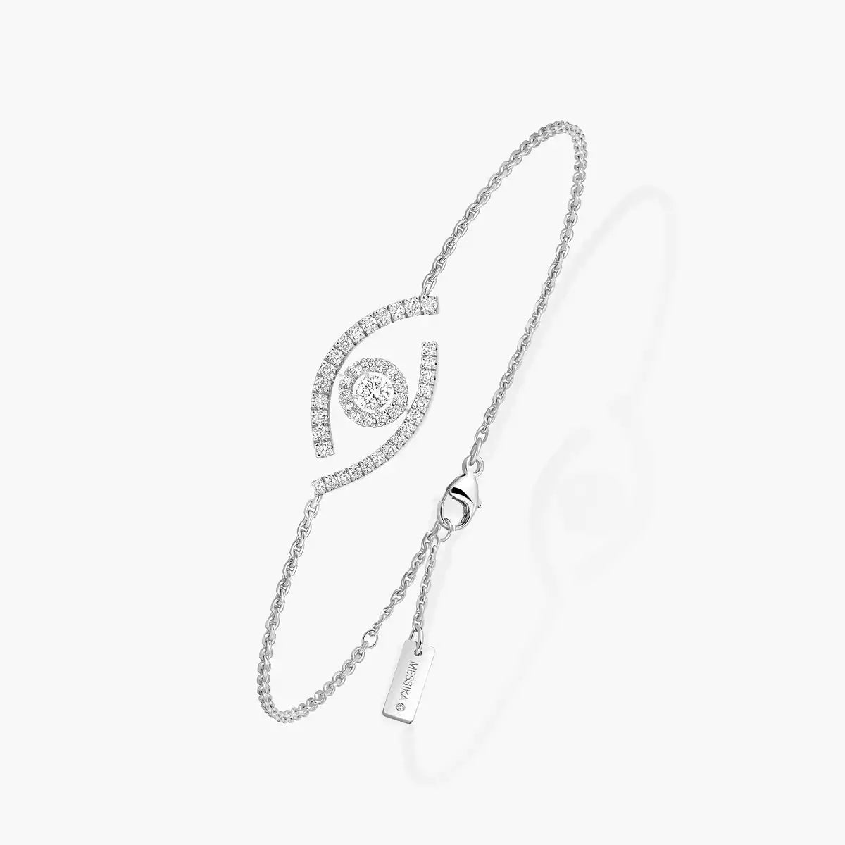 [Okajuri Jewelry]Lucky Eye Pave-Set Diamond Bracelet