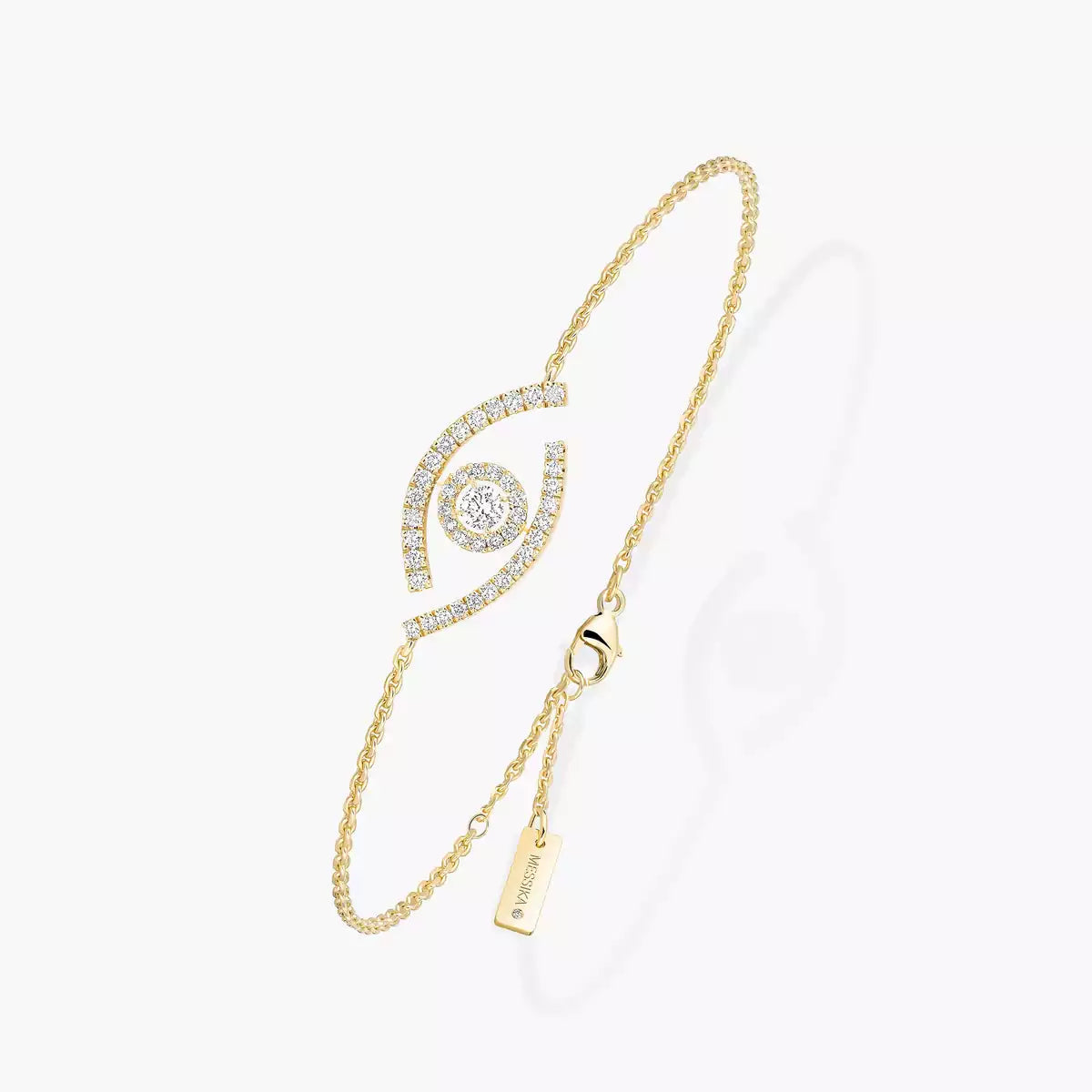 [Okajuri Jewelry]Lucky Eye Pave-Set Diamond Bracelet