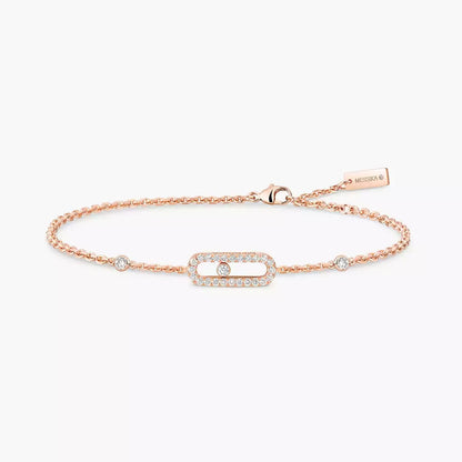 [Okajuri Jewelry] Move Uno Diamond Bracelet