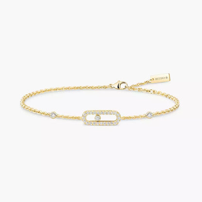 [Okajuri Jewelry] Move Uno Diamond Bracelet