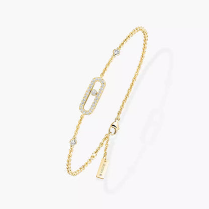 [Okajuri Jewelry] Move Uno Diamond Bracelet