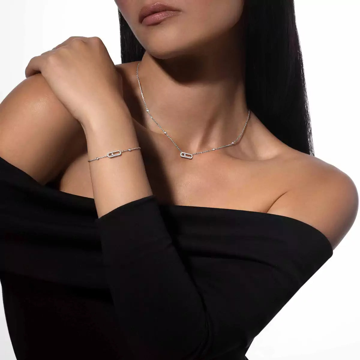 [Okajuri Jewelry] Move Uno Diamond Bracelet